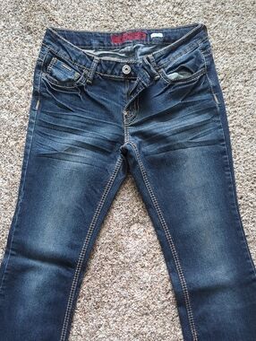 BONGO Women's Dark Blue Skinny Jeans